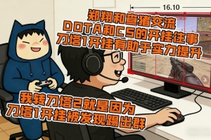 Chalice和Zard交流开挂往事：我转刀2就因为刀1开挂被发现踢出群