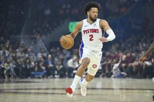 坎宁安本赛季打骑士场均19分 命中率34%+17% 正负值-29