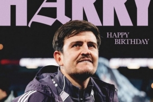 Happy Harry！马奎尔今天33岁生日，俱乐部官推发文送祝福