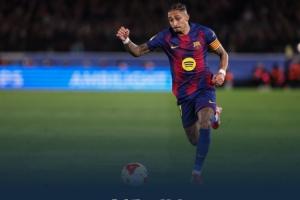 站着死！巴萨一球之差翻盘失败，孔德、巴尔德伤退