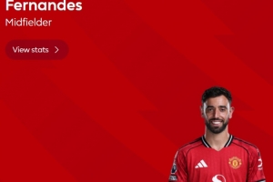 助攻+8次关键传球，英超官方：B费当选曼联1-2纽卡全场最佳球员