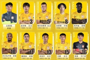 西海岸一线队名单及号码：李昊16号，戴维森11号，新援雷森德23号