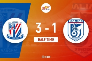 半场-申花3-1英博 马莱莱弑旧主特谢拉扳平 盖伊拉唐打入处子球