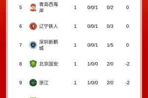 记者：本赛季中超应该会非常有趣，负分的都属于保级球队