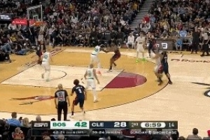 外线崩盘！哈登三分再铁&骑士三分16投仅2中 凯尔特人三分14中7