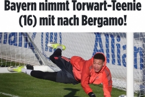 图片报介绍16岁拜仁门将普雷斯科特：在美国出生，现德国U17主力