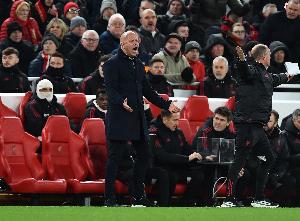 若能客胜，斯洛特将打破达格利什的利物浦主帅前百场胜率纪录