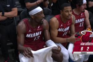 三节62分！阿德巴约破詹姆斯61分热火队史纪录！比肩科比纪录！