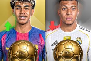 27岁也没戏？最新金球概率：姆巴佩降至18%，亚马尔22%领跑