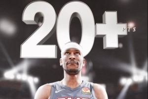 名人堂官方：恭喜亚历山大超越张伯伦 连续127场得分20+创新纪录