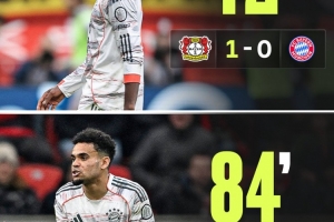 在德甲赛场上，拜仁28年来首次两名球员同一场比赛被罚下