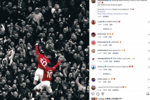 舍什科社媒晒与库尼亚合照：没有比在主场球迷看台前破门更棒的事