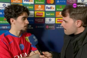 维蒂尼亚谈大胜切尔西：我们的表现几乎完美，非常专注且有执行力