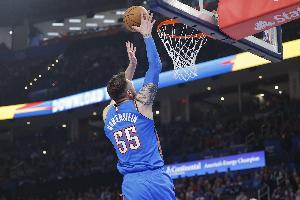 雷霆客战篮网 哈滕&多特等7人缺阵 切特出战成疑