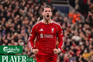 首开记录！索博斯洛伊当选本场利物浦队内最佳球员