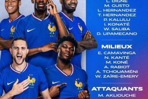 将战巴西！法国名单：姆巴佩、登贝莱领衔，奥利塞、坎特在列