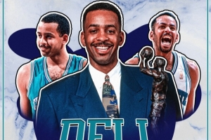 黄蜂队史第二人！NBA官方预热明日黄蜂退役戴尔·库里的30号球衣