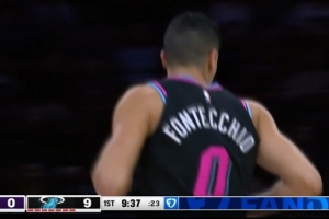 先声夺人！热火内外开花 开局9-0领先湖人