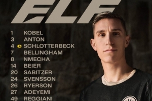 多特首发：施洛特贝克领衔，小贝林厄姆、阿德耶米、萨比策出战