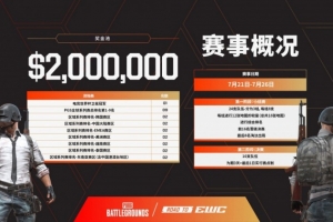 EWC官宣绝地求生登陆26电竞世界杯：200万元奖金池已就位