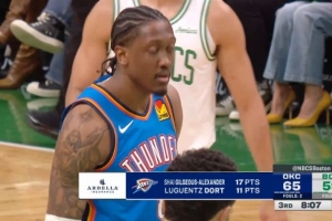 得分比多特少呢！杰伦威造杀伤 SGA17分&多特11分 双探花各12分