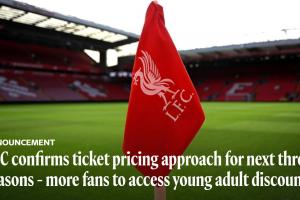 引发球迷不满！利物浦官方：未来三年球票涨价，幅度最高不超过5%
