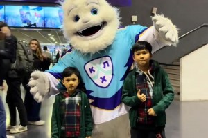 张琳芃爱妻社媒发布观看冰球比赛：好吧，我承认我就是来看帅哥的