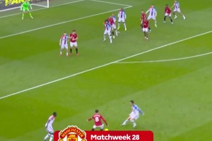 英超官方发布：B费本赛季第四次荣膺当周最佳球员！