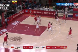 超级长臂！韩旭回归国家队后的首粒进球！抢板+二次进攻补篮