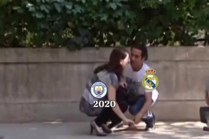 霍乱时期的爱情！网友恶搞皇马和曼城之间的命运齿轮！