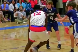 纯纯天赋碾压！胖虎当年和同龄孩子的比赛，真是降维打击！