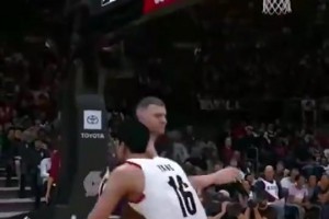 这也太敢想了！网友曾用2K操作杨瀚森打爆约基奇