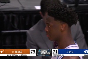 赛后难掩失落！状元热门迪班萨空砍35分10板！首轮爆冷出局！