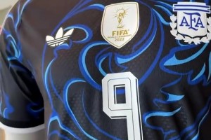 好看吗？近距离欣赏阿根廷美加墨世界杯全新客场球衣