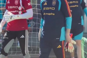 颜值最高的国家队？西班牙队上班训练的日常！